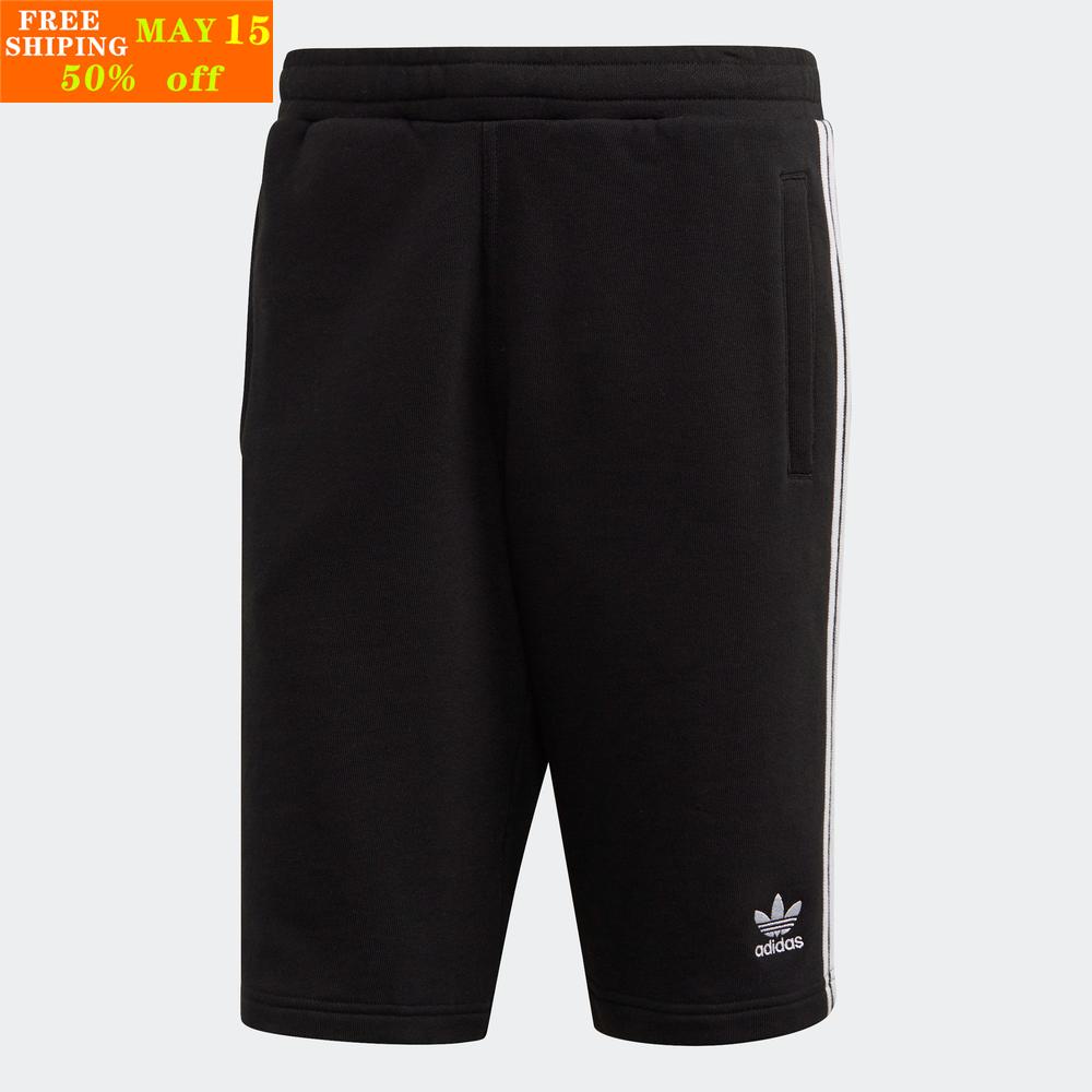 adidas ORIGINALS 3-Stripes Shorts Men Black DH5798 | Shopee Philippines