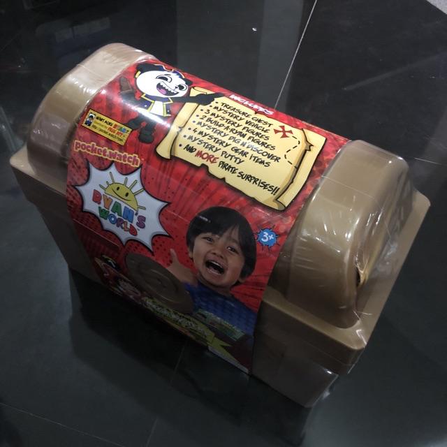 Ryan S World Exclusive Gold Mega Mystery Surprise Treasure Chest Shopee Philippines