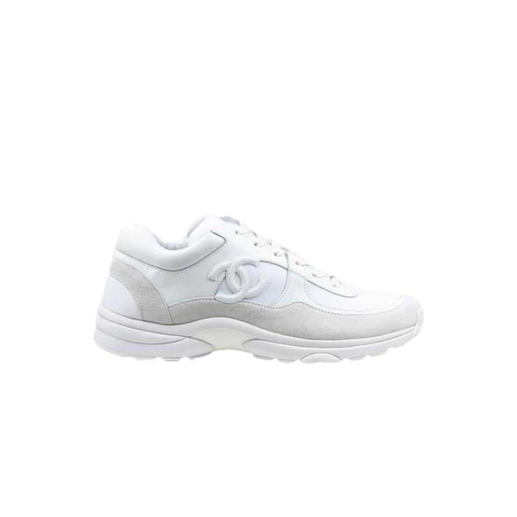 Chanel Vintage White Classic Women's Sneakers Sports Tennis Running Casual Rubber  Shoes | Shopee Philippines