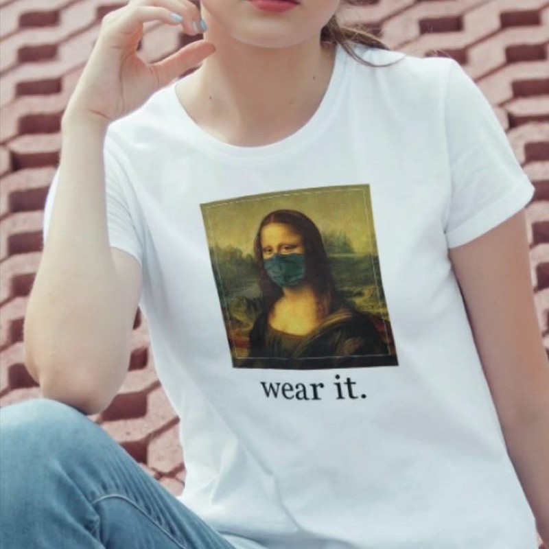 bershka mona lisa shirt