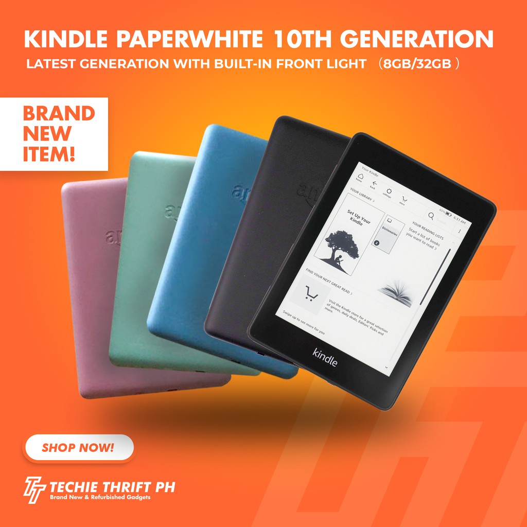 kindle paperwhite 第10世代 8GB防水機能