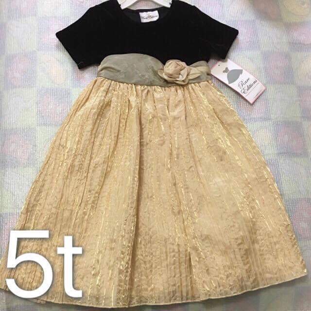 5t black dress