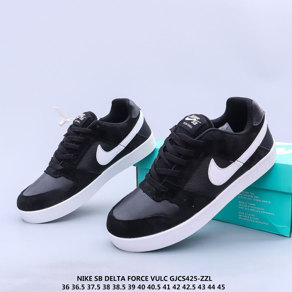 ✗Nike Nike Delta Force VULC Nike men s and women s black and white skateboard shoe | Shopee Philippines