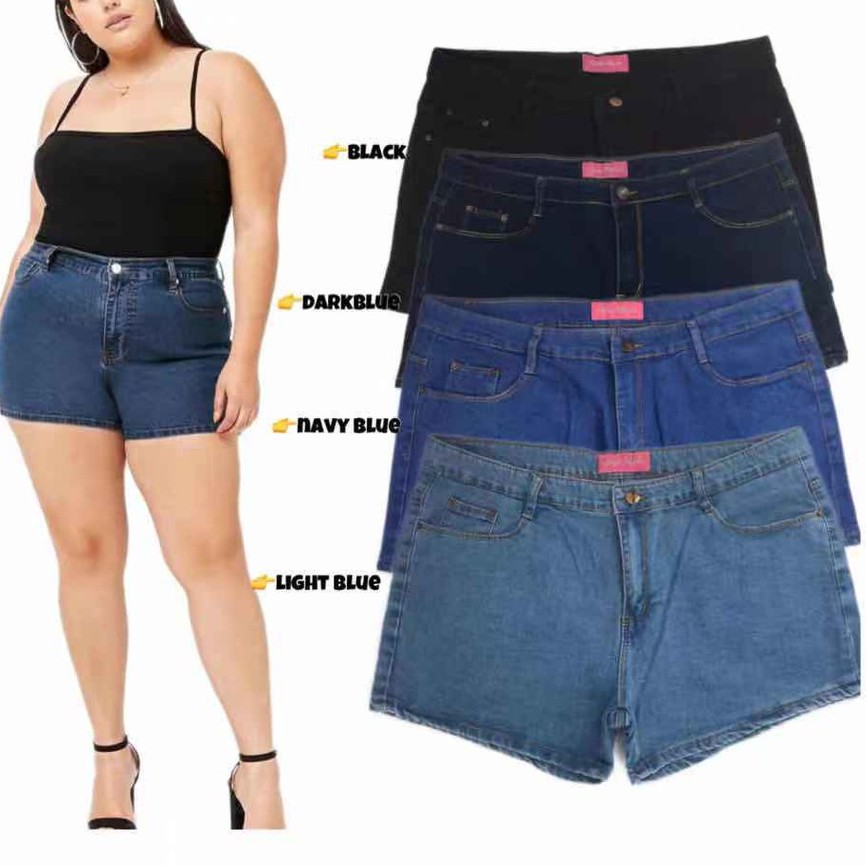 cheap plus size jean shorts