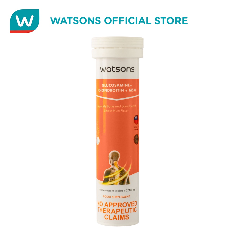 WATSONS Glucosamine + Chondroitin + MSM 2500mg Effervescent Tablet