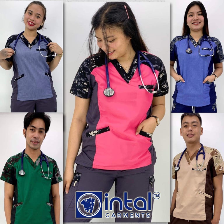 Scrub Suit FREE NAME EMBROIDERY 024A Statement Scrubs (Philippine Map