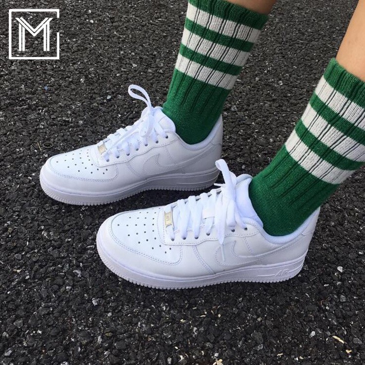 womens all white air force ones