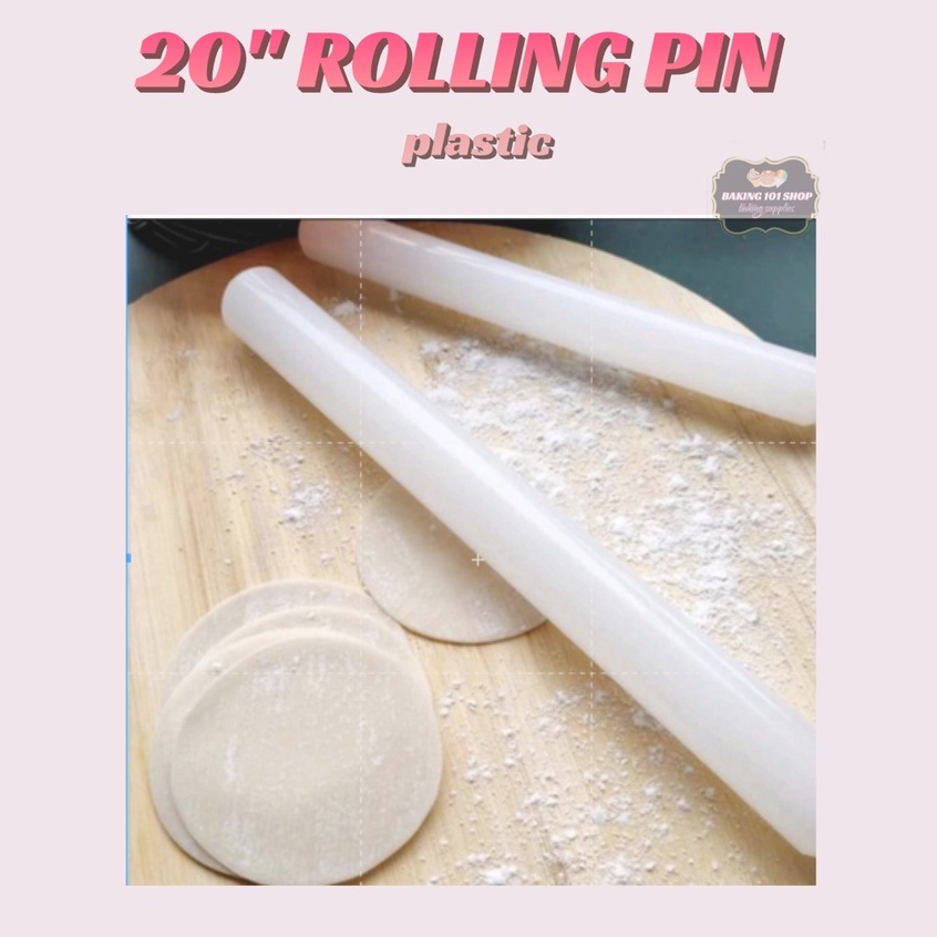 R 20 50Cm Rolling Pin Non Stick ABS plastique gateau Sugarcraft Fondant Decoration SODIAL 