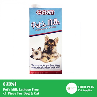 Cosi Milk Pet's Milk Lactose Free for Dog & Cat 1L
