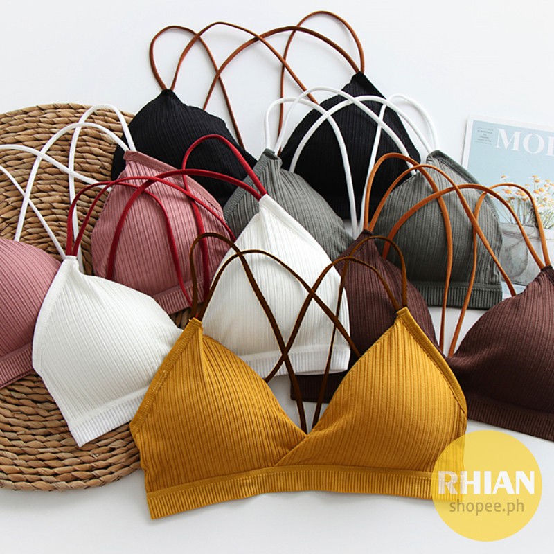 Rhian women chest wrap French lingerie bralette bra Shopee Philippines