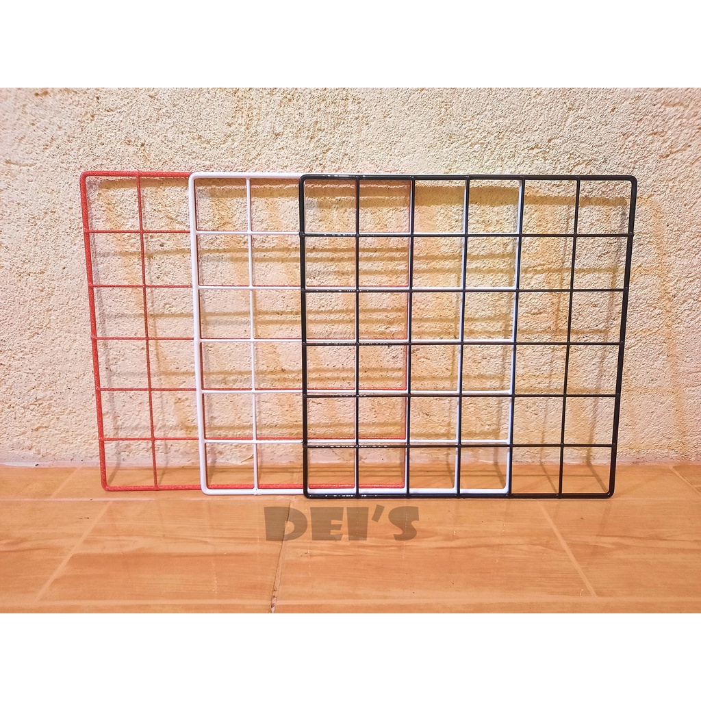 [30cm x 30cm] Square Wire Mesh Grid Wall Decor DIY Wall Decor Wire Mesh Hanging Display Rack