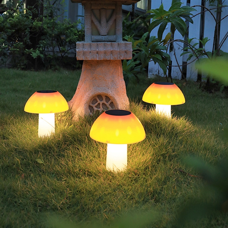 Led Solar Lawn Light Outdoor Mushroom Shape Garden Lamp For Stairs Decoration Shopee Philippines