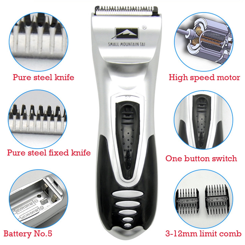 using electric hair clippers