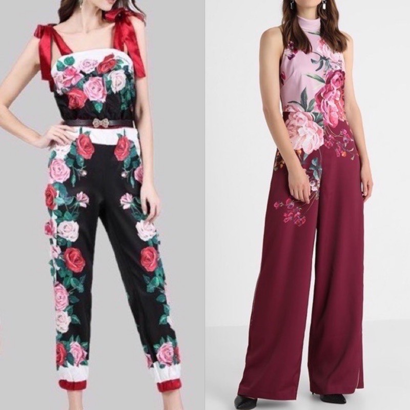 casual floral jumpsuit