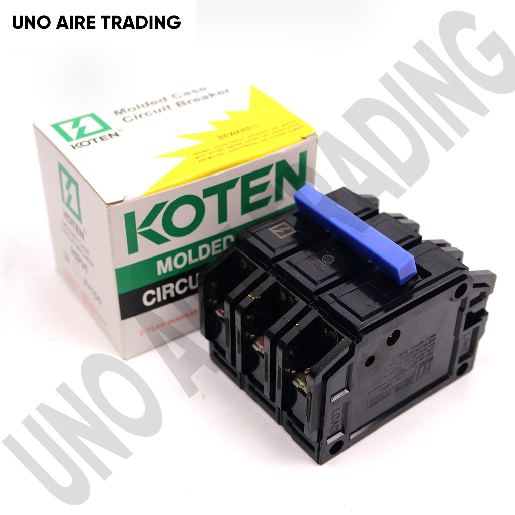 Koten Circuit Breaker Bolt On Three Phase/3Pole [ORIGINAL][with/out ...
