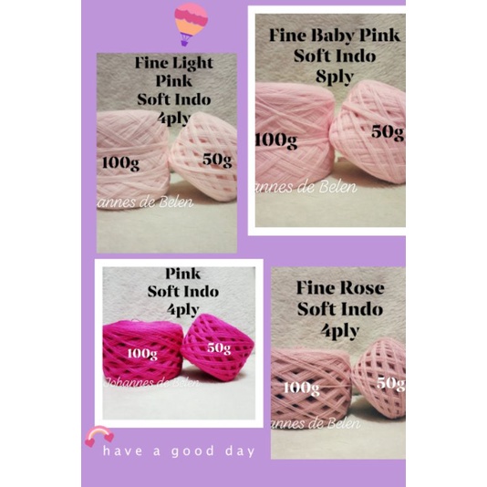 Crochet YARNS Bundles Set's for Miss IRMA Shopee Philippines