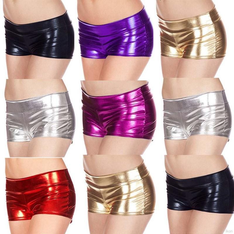 Women Sexy Metallic Panties Shiny Underwear Shorts Shopee Philippines