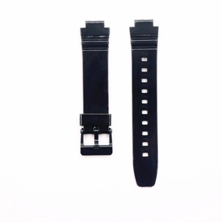 Soft PU Watch Strap for Casio LRW-250H LRW 250H Black Watchband Pin Buckle Wrist band Bracelet Belt for Casio LRW250H #4