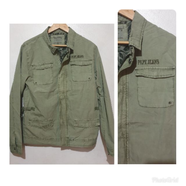 denim army jacket