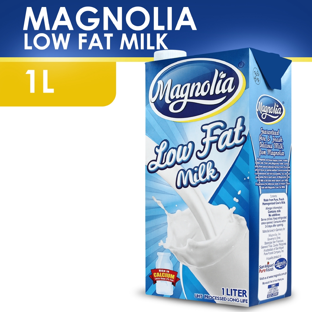 Magnolia Low Fat Milk 1l Shopee Philippines