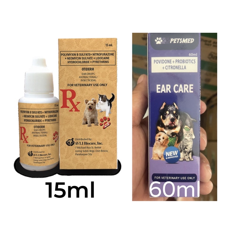 OTIDERM EAR DROPS 15ML DOG & CAT Shopee Philippines