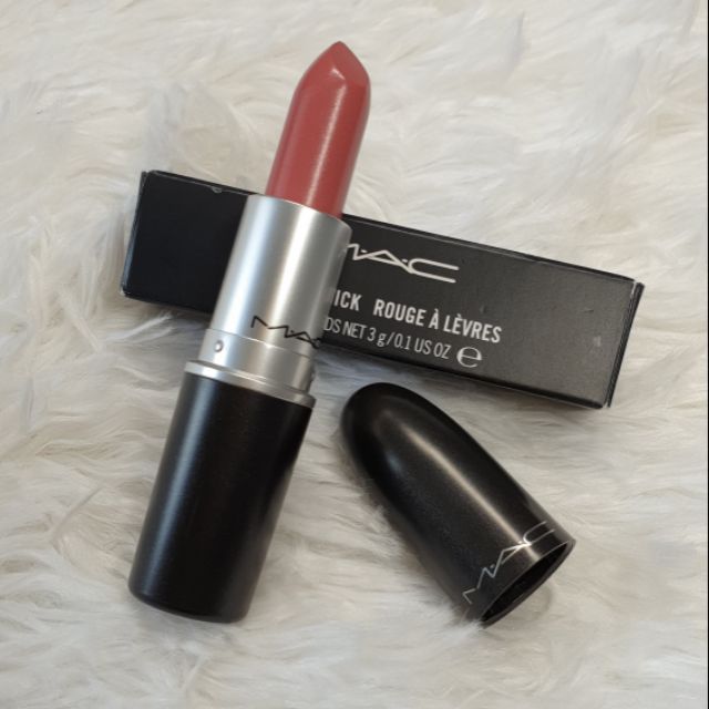 Original Mac Satin Lipstick In Brave