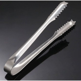 Stainless Steel Ice Tong Lightweight Kitchen Serving Tongs Sugar Ice ...