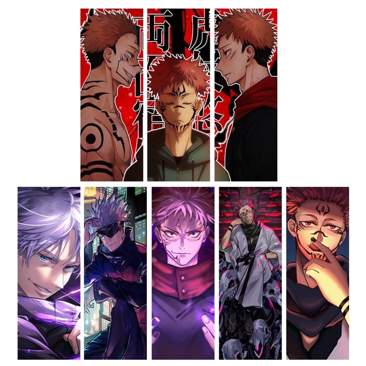 jujutsu kaisen anime photo tile/ photo wall decor/ poster on sintra ...