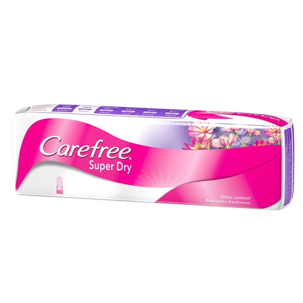 Carefree Super Dry Panty Liners 15s | Shopee Philippines