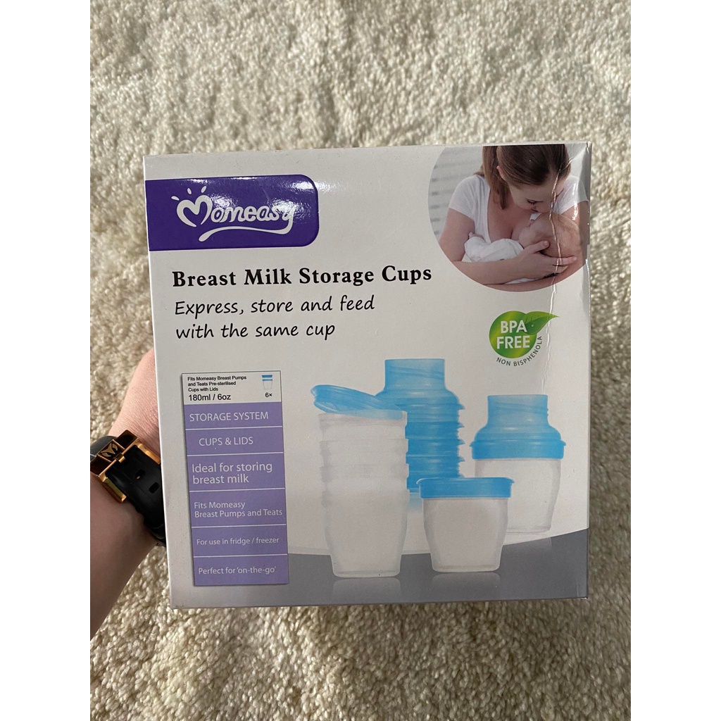 Momeasy Breast Milk Storage Cups (6pcs) Shopee Philippines