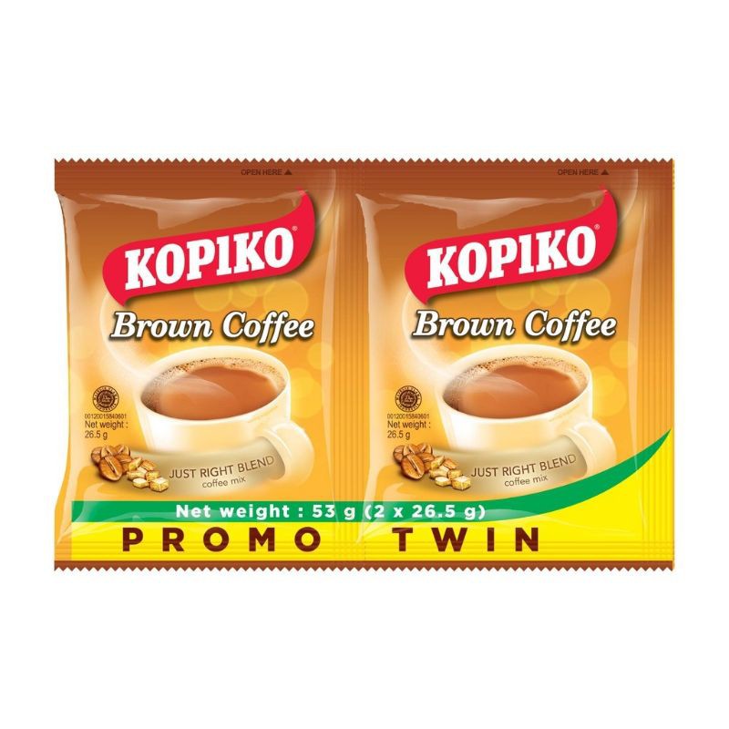 KOPIKO brown Coffee twin 53g Shopee Philippines