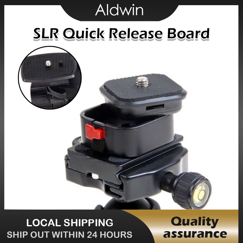 Universal Tripod Quick Release Plate Screw Adapter Mount Head DSLR