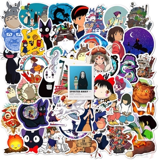 hayao miyazaki anime sticker spirited away totoro kiki s delivery service computer luggage stickers shopee philippines