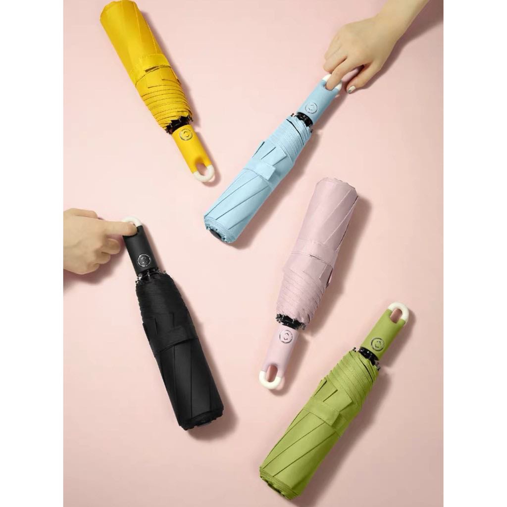 WY 3folds UV Umbrella with Cute handle hanging | Shopee Philippines