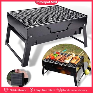 Folding Portable Barbecue Charcoal Grill Stainless Steel Small  BBQ Tool Kits for Outdoor Cooking #1