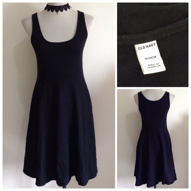 old navy black dress