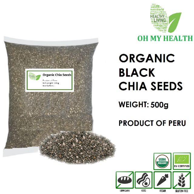 Original Organic Black Chia Seeds Wholesale 500g 05kg And 1000g 1kg Shopee Philippines 8707