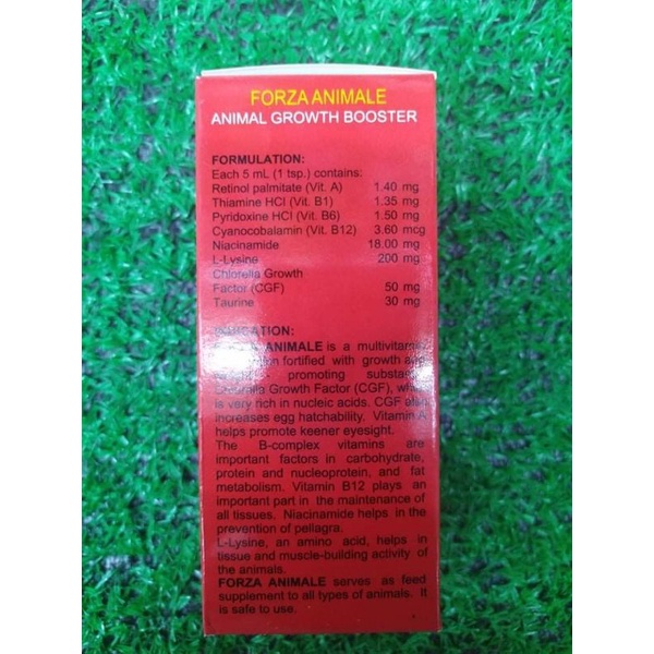 Forza Animale AGB Vitamins And Amino Acids For Animals (120ml) #3