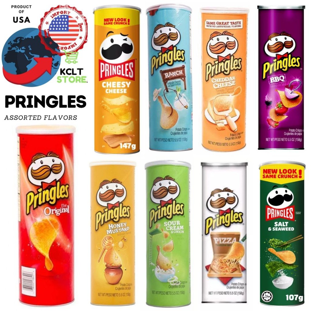 IMPORTED Pringles Assorted Flavors 5oz | Shopee Philippines