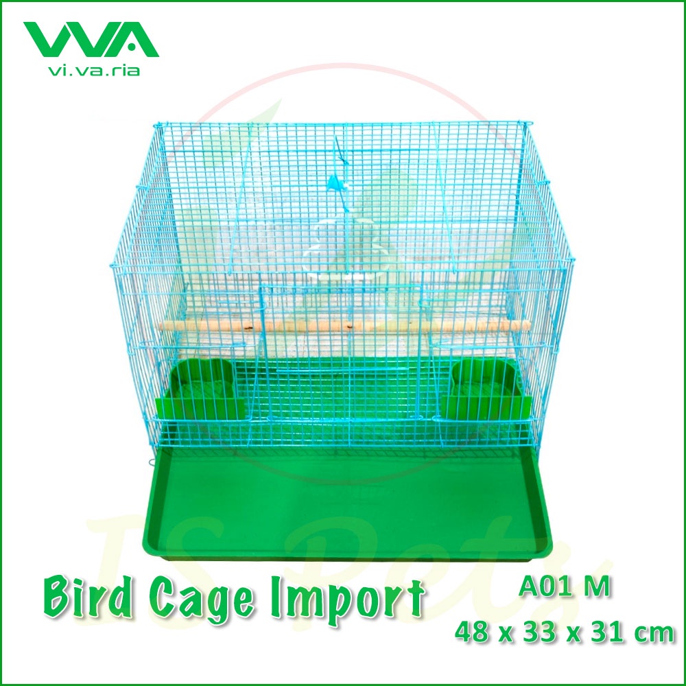 Bird Cage Import M A01 Lovebird Cockatiel Parakeet Falk Conure #3
