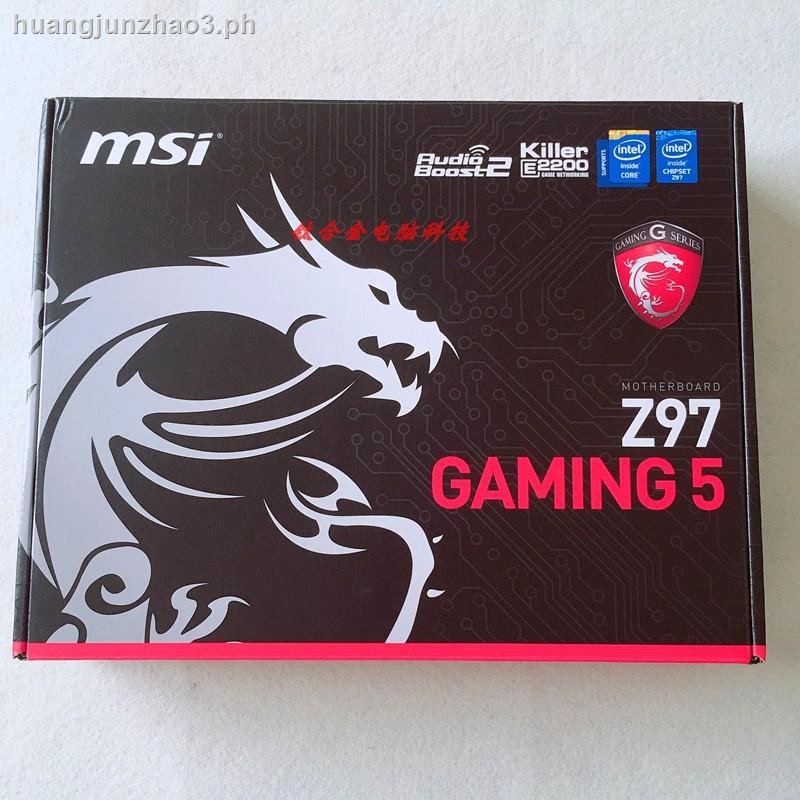 Msi Msi Z97 Gaming 5 1150 Pin I7 4790k Overclocking Motherboard Shopee Philippines