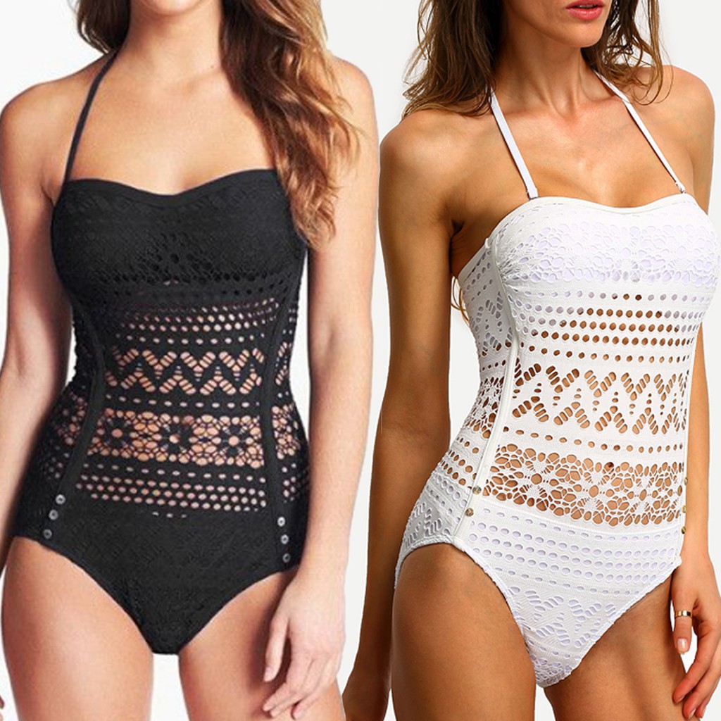 see thru one piece bathing suits