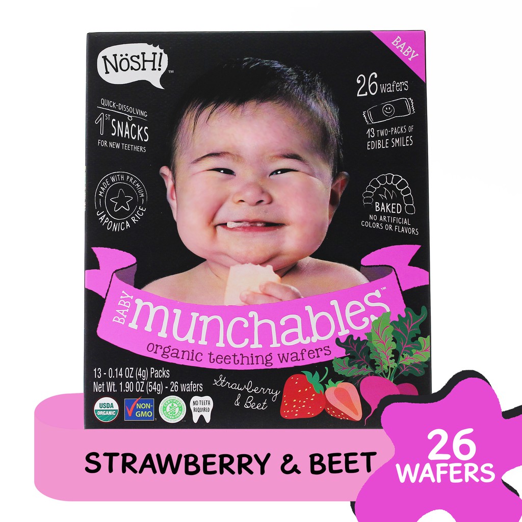 nosh teething wafers