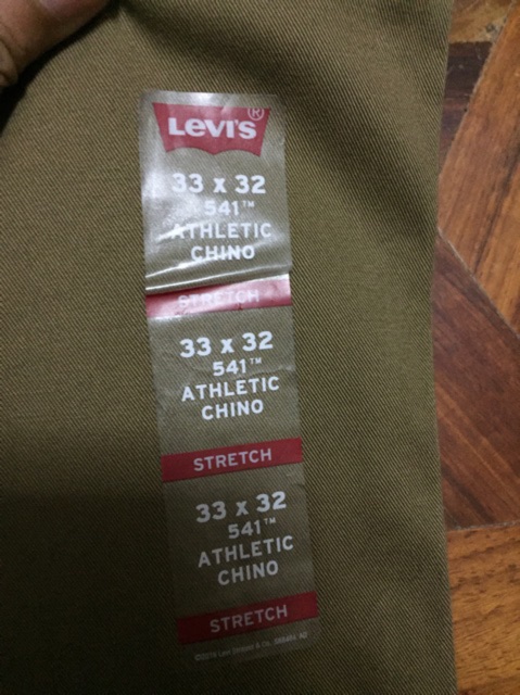 levi's 541 athletic fit chino