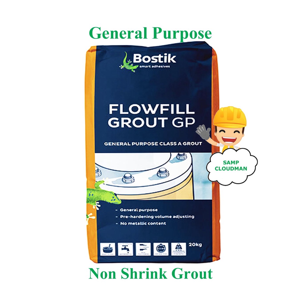Bostik Flowfill NonShrink Grout Cementitious General Purpose / High