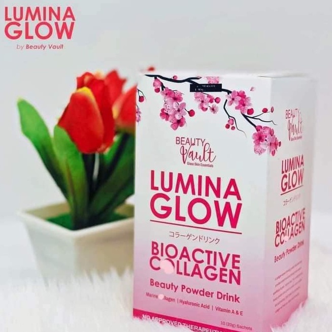 Beauty Vault Lumina Glow Bioactive Collagen Powder Drink (10 sachets