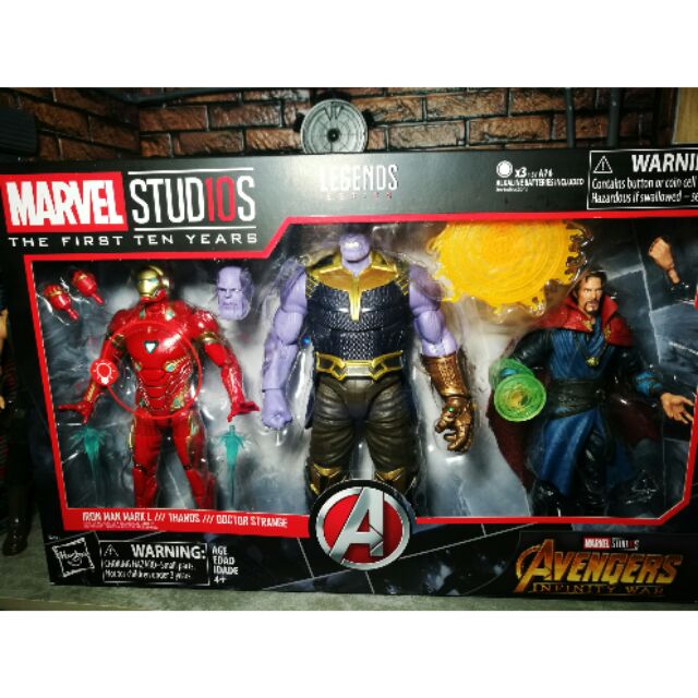 marvel legends thanos three pack