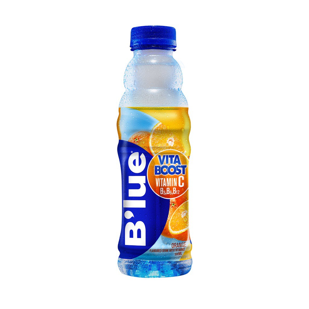 B'Lue Orange Flavoured Drink With Vitamins 500mL | Shopee Philippines