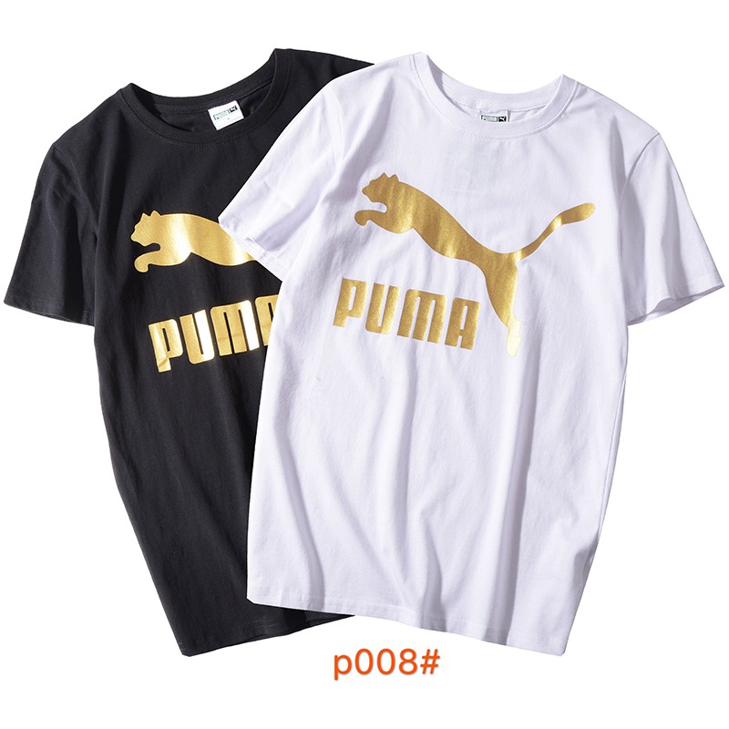 puma shirt gold