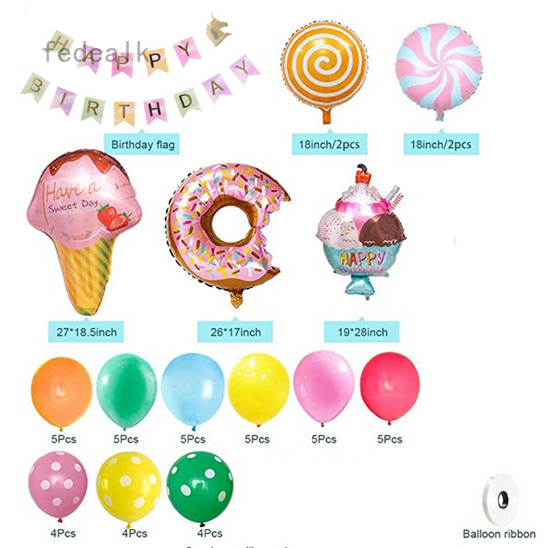 Fedealk Kuiran Candy Land Birthday Party Decorations Birthday Party
